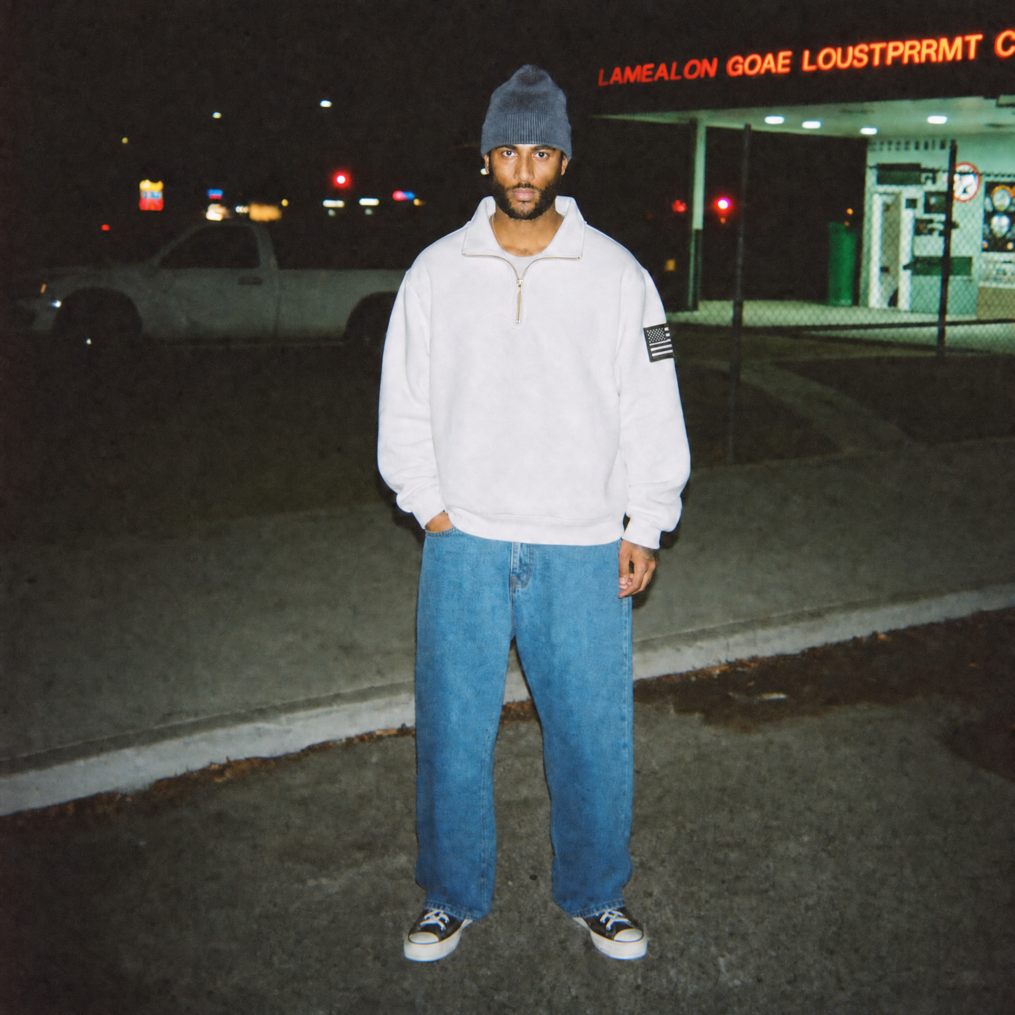 einzip® USA Flag Quarter Zip